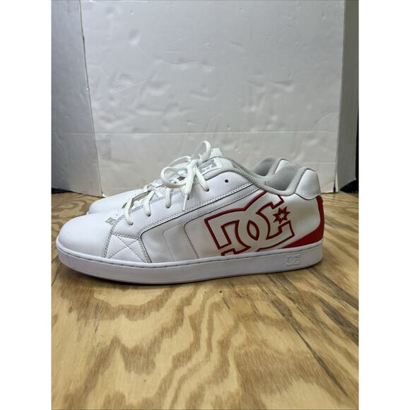 Y2K DC Shoes With Embroidered Side Hit Skater Sneaker Men’s Size 17 Fat Tongue - Picture 2 of 12